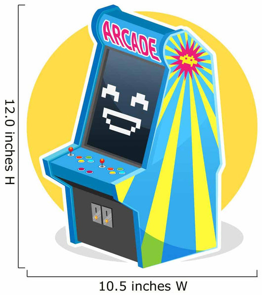 Vintage Arcade Game Wall Decal
