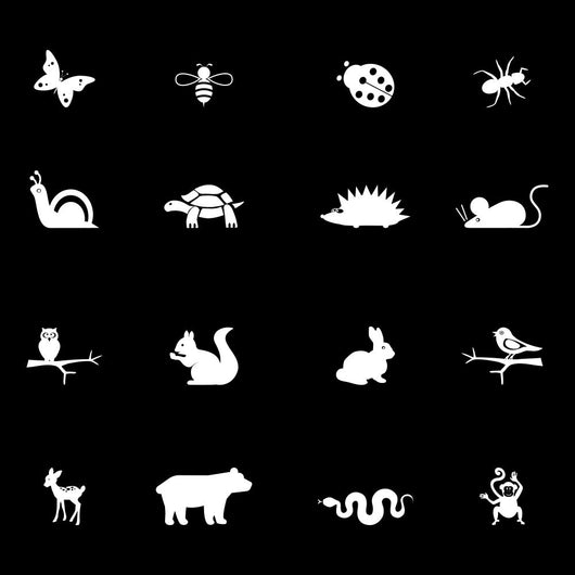 Animals icons Wall Decal