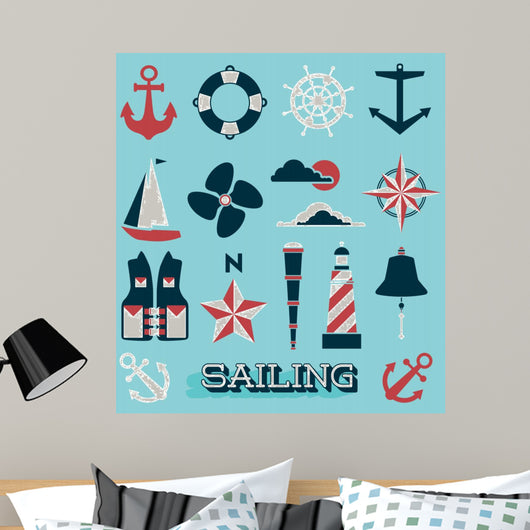 Vector Set: Sailing Icons and Symbols