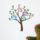 Owls sitting in a tree Wall Decal