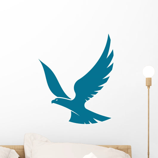 Graceful flying eagle Wall Decal