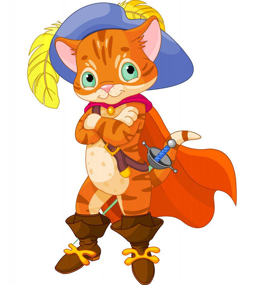 Puss in Boots Wall Decal