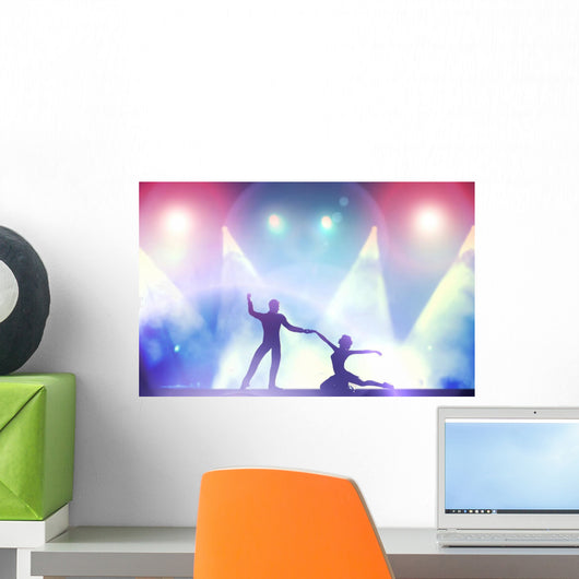 Couple Dancers Elegant Passionate Wall Decal