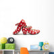 two flamenco shoes Wall Decal