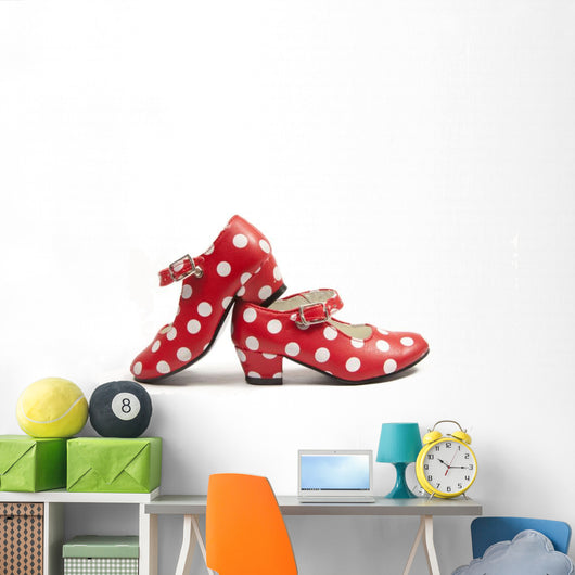 two flamenco shoes Wall Decal
