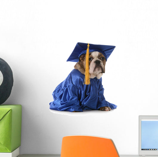 Puppy Graduate School Wall Decal