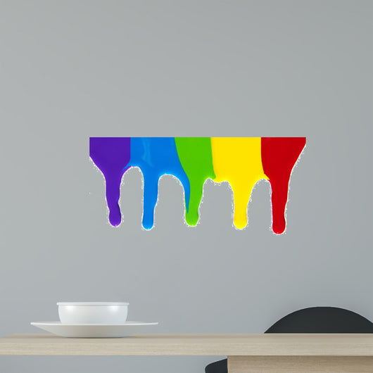 Dripping Paint Wall Decal