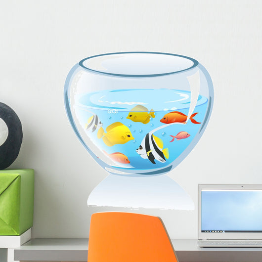 Aquarium with Fish Isolated