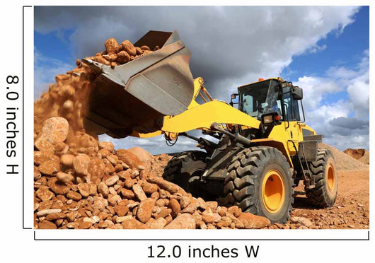 Front End Loader Tipping Stone