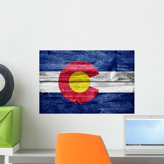 Colorado State Flag Painted