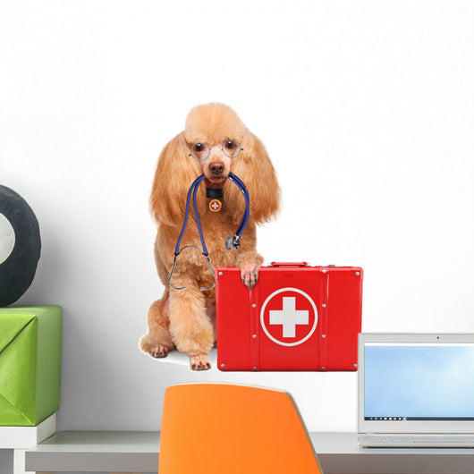First Aid Dog Wall Decal