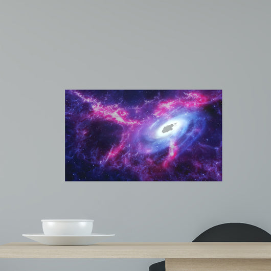 Nebula and galaxy. Elements of this image furnished by NASA.