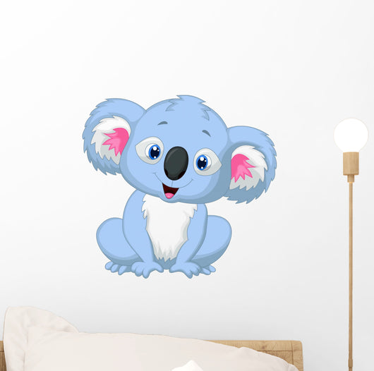 Cute koala cartoon Wall Decal