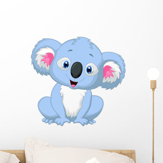 Cute koala cartoon Wall Decal