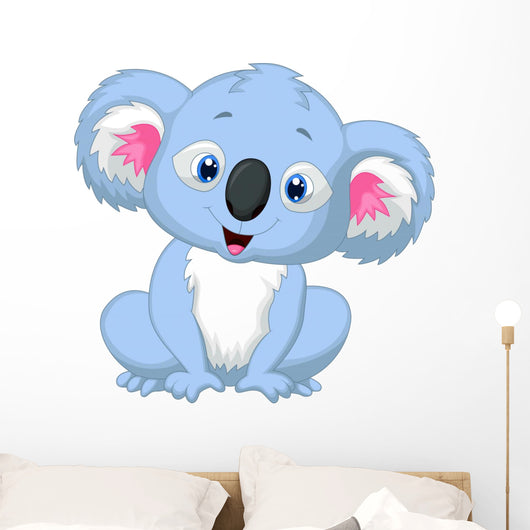 Cute koala cartoon Wall Decal