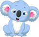 Cute koala cartoon Wall Decal