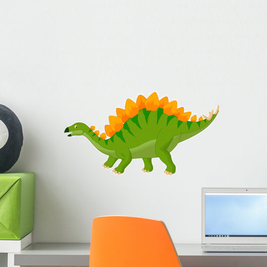 Cartoon Stegosaurus Wall Decal