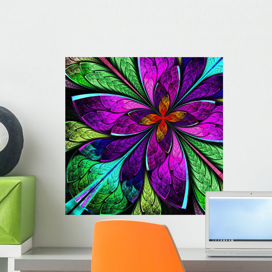 Beautiful Multicolor Fractal Flower