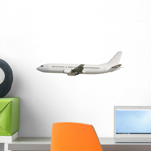 White plane Wall Decal