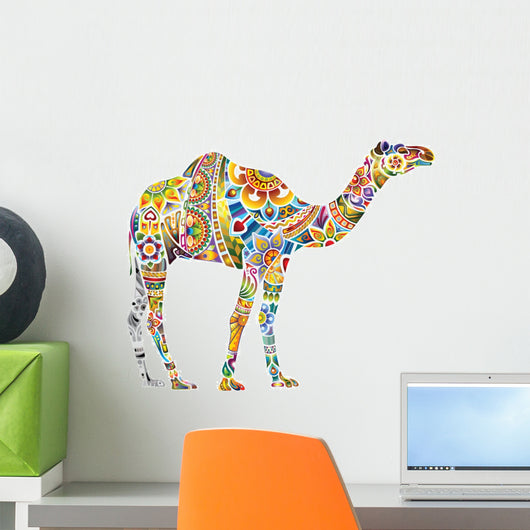 Cheerful Camel Light Wall Decal