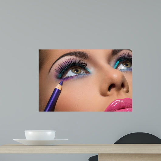 Colorful makeup