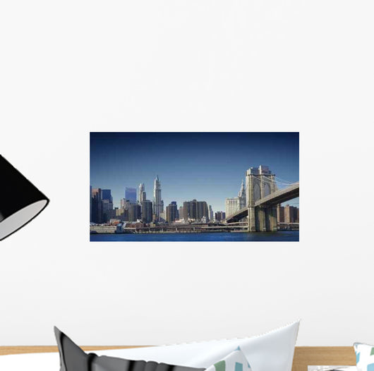 New York City Skyline Wall Decal Design 1