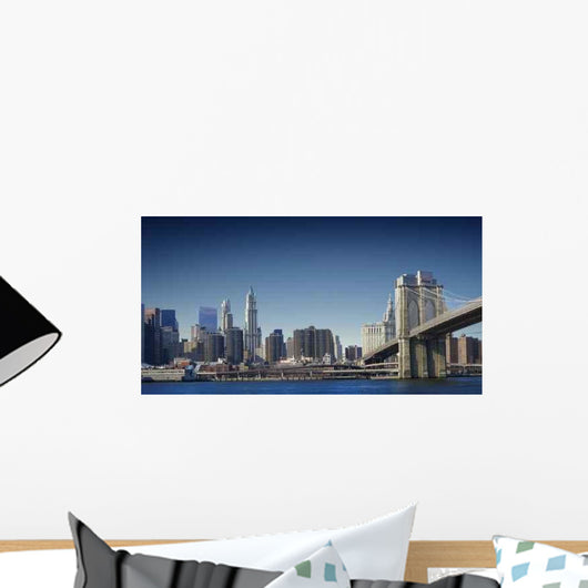 New York City Skyline Wall Decal Design 1