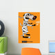 Happy Birthday smile wolf gift card Wall Decal