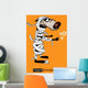 Happy Birthday smile wolf gift card Wall Decal