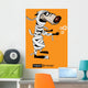 Happy Birthday smile wolf gift card Wall Decal