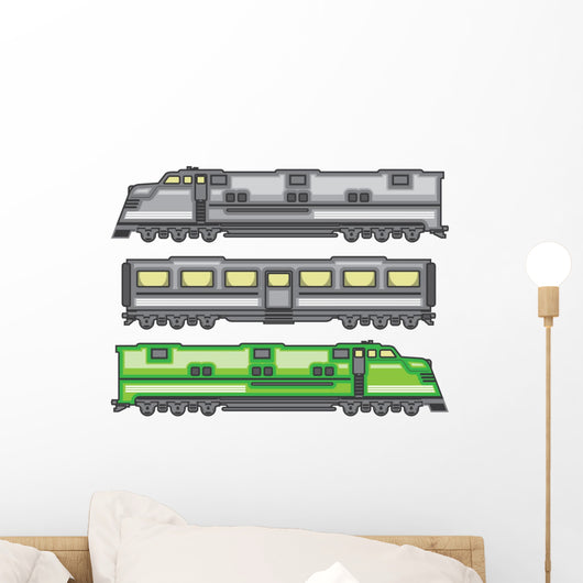 Glossy locomotive vector