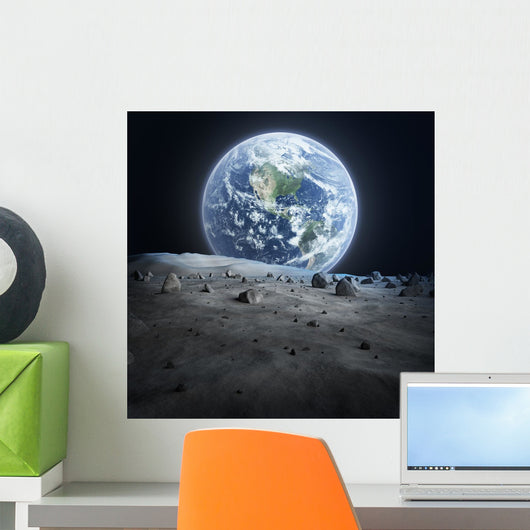 Earth Seen From the Moon