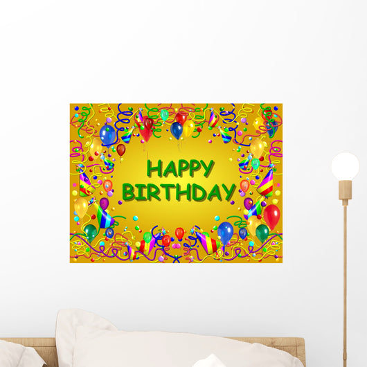happy birthday Wall Mural