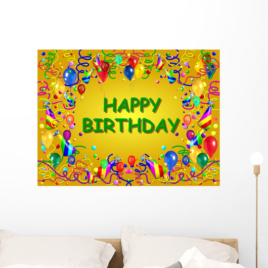 happy birthday Wall Mural