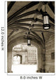 Arch with lamps at Princeton university dorm, New Jersey Wall Mural