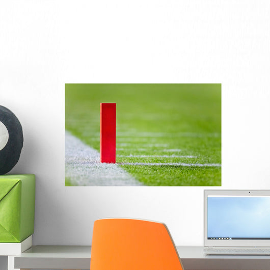 Football Touchdown Pylon Wall Decal