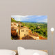 Tuscan Countryside and Montepulciano at Sunset Italy