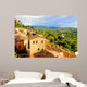Tuscan Countryside and Montepulciano at Sunset Italy