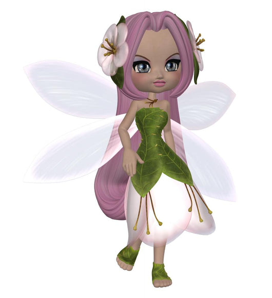 Cute Floral Fairy Wall Decal
