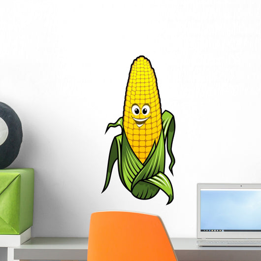 Healthy fresh yellow corn vegetable on the cob Wall Decal