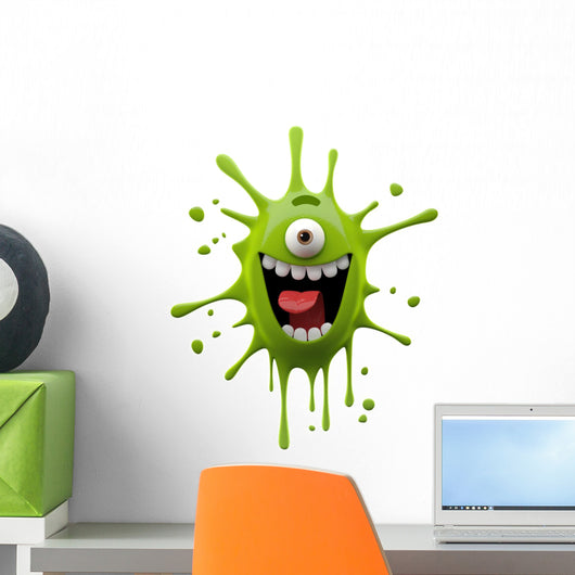 funny monster 3D character, crazy little creep