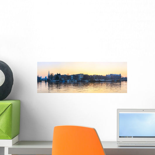 Amsterdam skyline Wall Mural