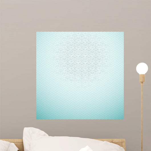 Zigzag Seamless Pattern Vector Wall Decal