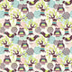 Forest Seamless Pattern Wall Decal Design 2