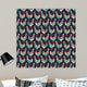Chickens Seamless Pattern Wall Decal