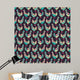 Chickens Seamless Pattern Wall Decal