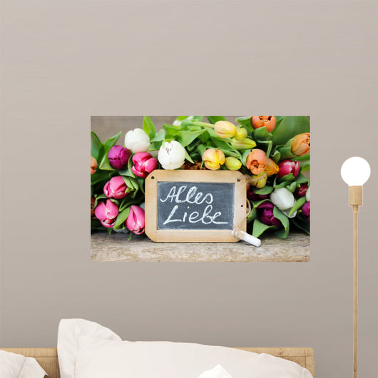 Spring motif "With love"