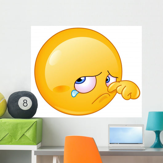 Wiping tear emoticon