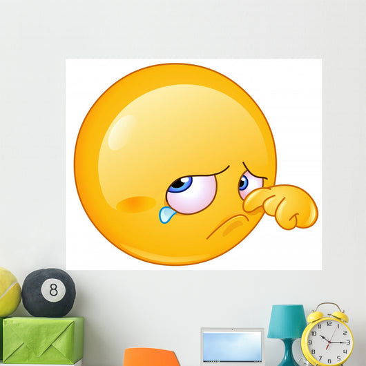 Wiping tear emoticon