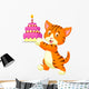 Birthday Cat Wall Decal